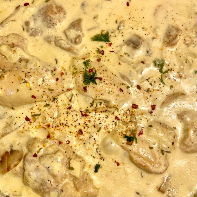 Creamy Garlic Mushroom Chicken