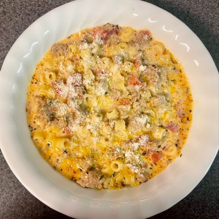 Creamy Parmesan Italian Sausage Soup: A Hearty Bowl of Comfort!