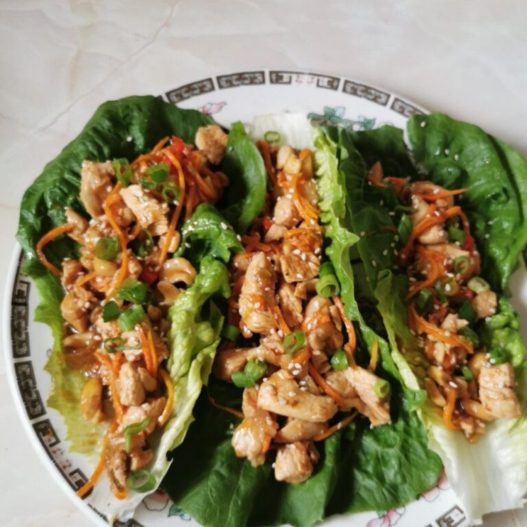 Sensational Teriyaki Chicken Lettuce Wraps: A Burst of Asian Fusion Bliss!