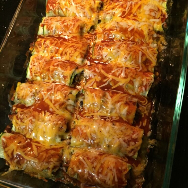 “Zesty Zucchini Enchiladas: A Guilt-Free Twist on a Classic Favorite”