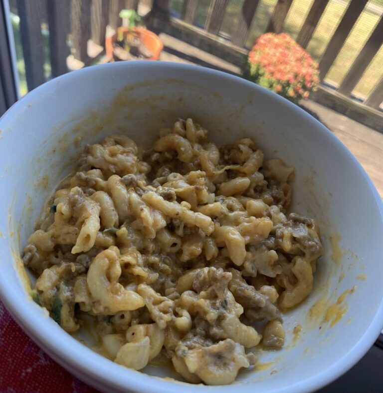 “Healthier Homemade One Pot Hamburger Helper: A Wholesome Twist on Comfort Food”