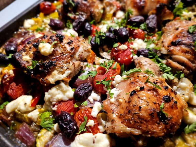 Mediterranean Magic Unleashed: Greek Sheet Pan Chicken Extravaganza!