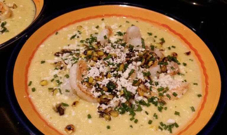 “Fiery Fiesta Delight: Mexican Street Corn Soup”