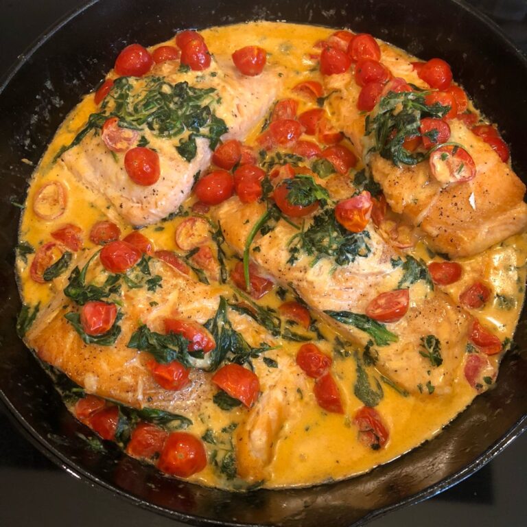 Flavorful Tuscan Butter Salmon: A Gourmet Delight for Seafood Lovers