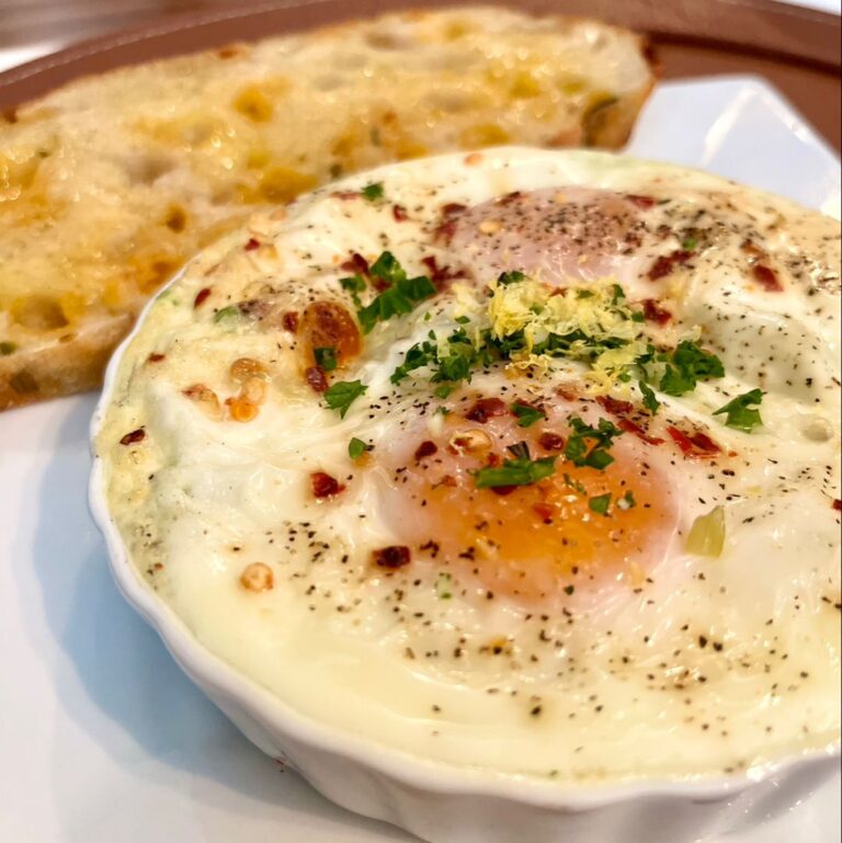 Savor the Morning Sunshine: Baked Egg Ricotta Cups for a Wholesome Breakfast Delight!