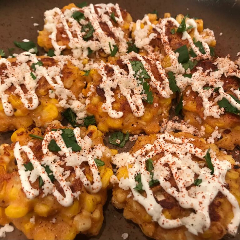 Savor the Flavors of the Streets: Mexican Street Corn Fritters!