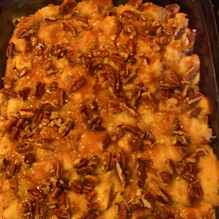 Irresistible Hummingbird Bread Pudding with Decadent Salted Caramel Sauce