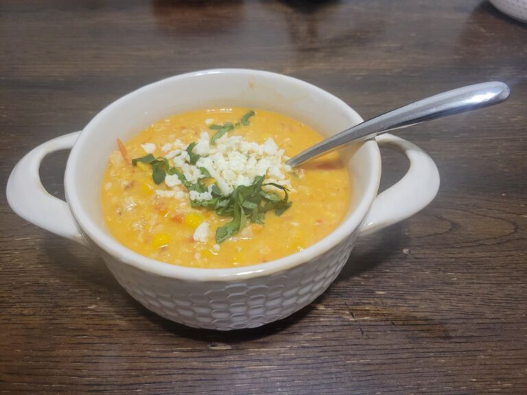 Creamy Mexican Corn Chicken Soup