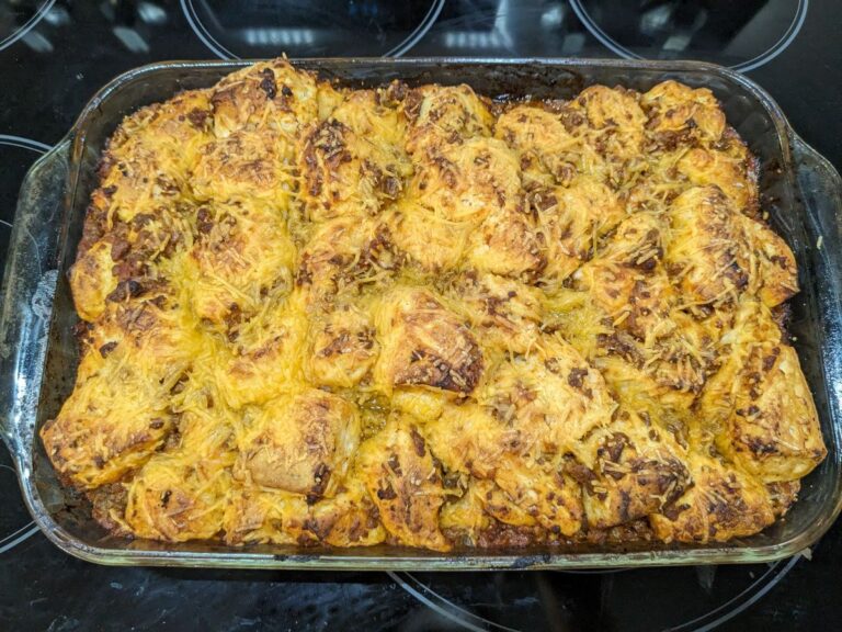 Flavor Explosion: Sloppy Joe Biscuit Casserole