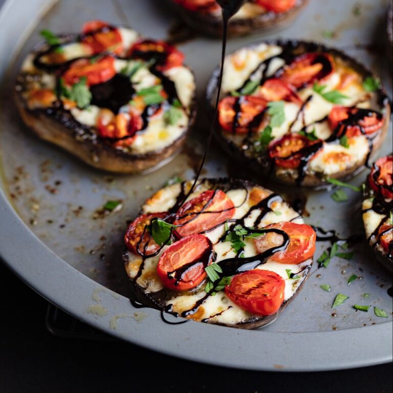 Caprese Stuffed Portobello Mushrooms: A Mouthwatering Twist on a Classic