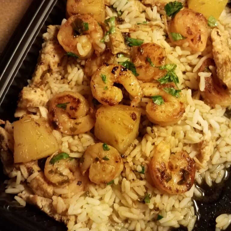 Tropical Shrimp Rice Bowl Delight