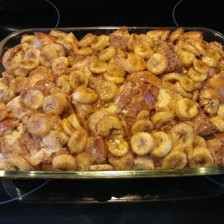 Irresistible Banana French Toast Bake