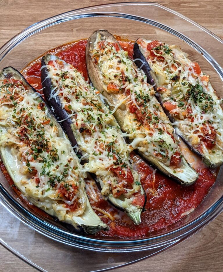 Stuffed Eggplant Parmesan