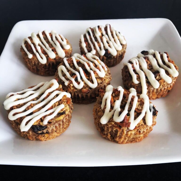 Delightful Carrot Cake Baked Oatmeal Cups