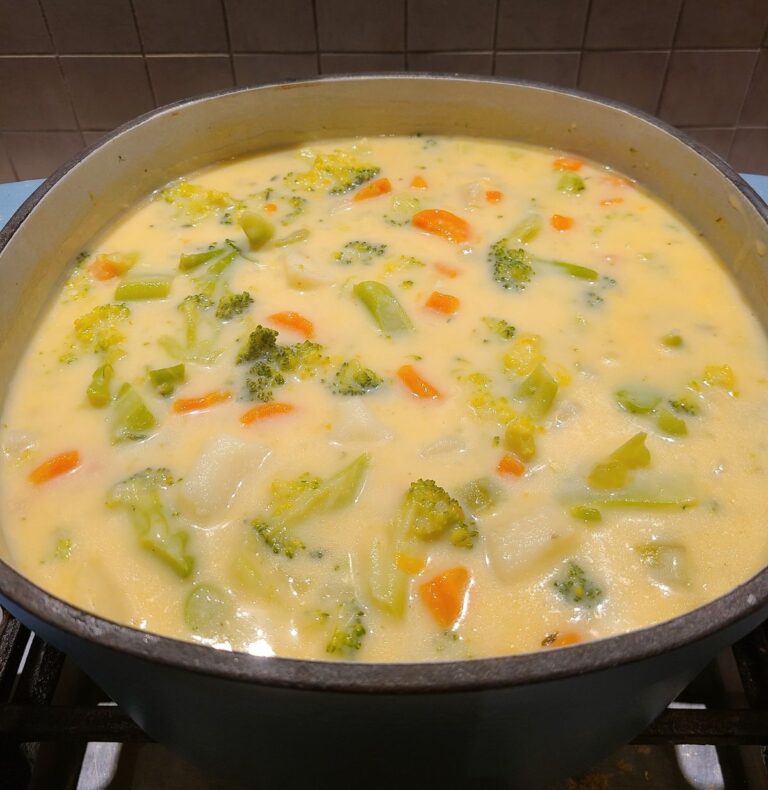 Cheddar Broccoli Potato Soup