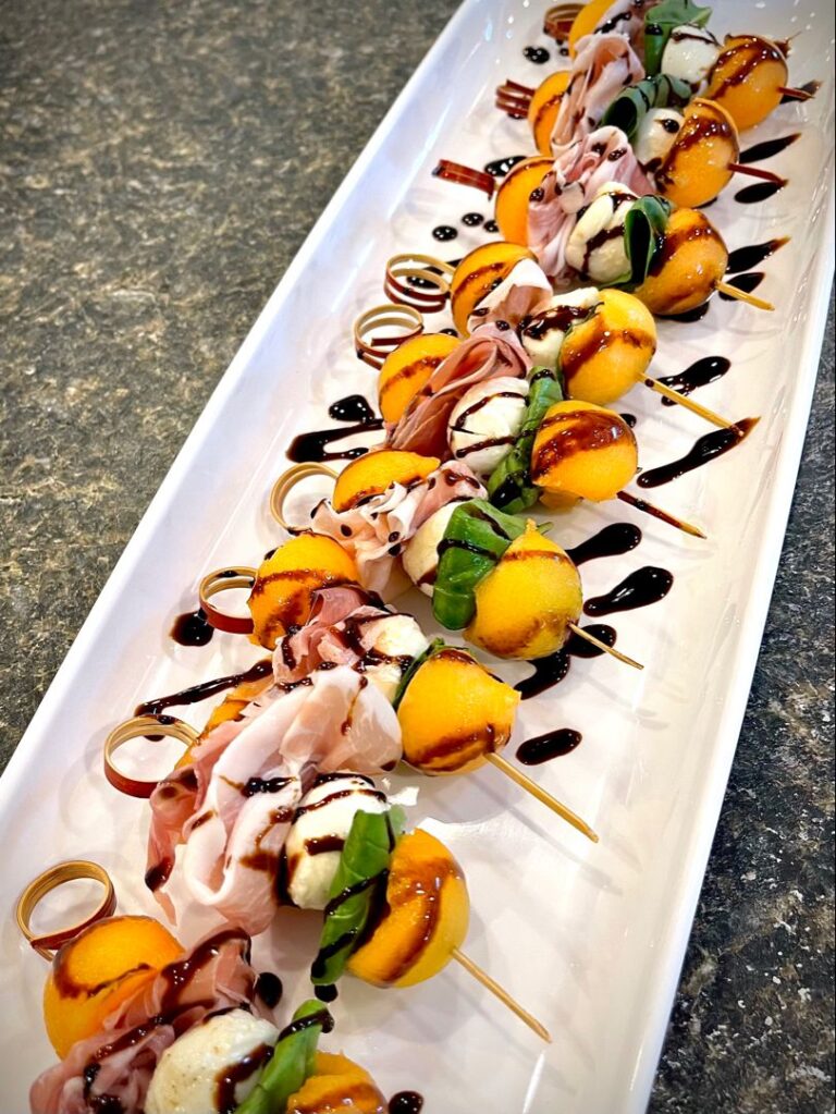 Melon Prosciutto Skewers