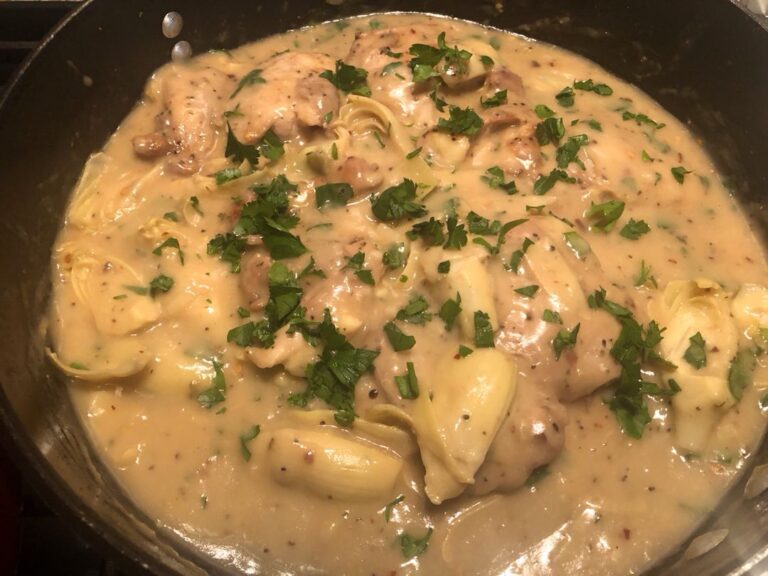 White Wine Artichoke Chicken