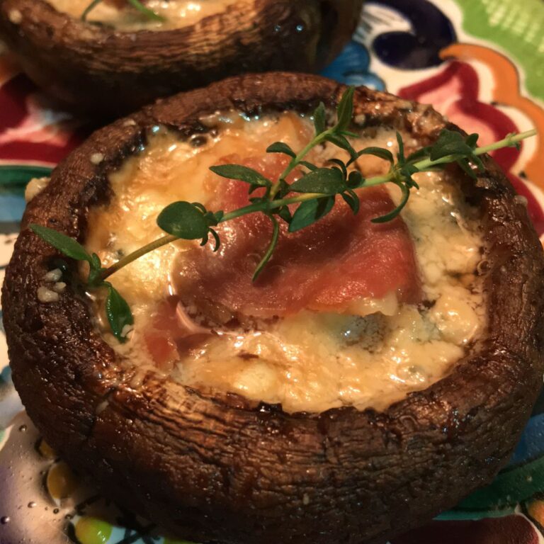 Irresistible Pizza Stuffed Portobello Mushrooms