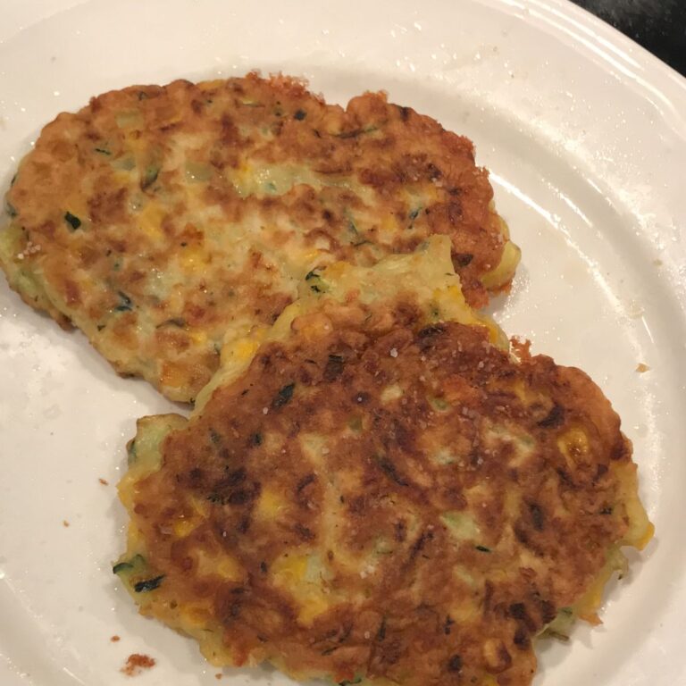 Zucchini Corn Pancakes – Crispy, Cheesy Veggie Delight