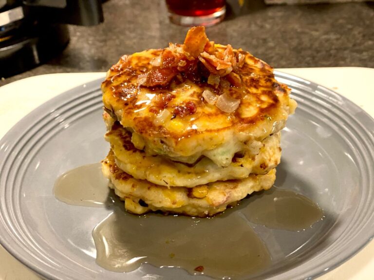 Bacon and Corn Griddle Cakes