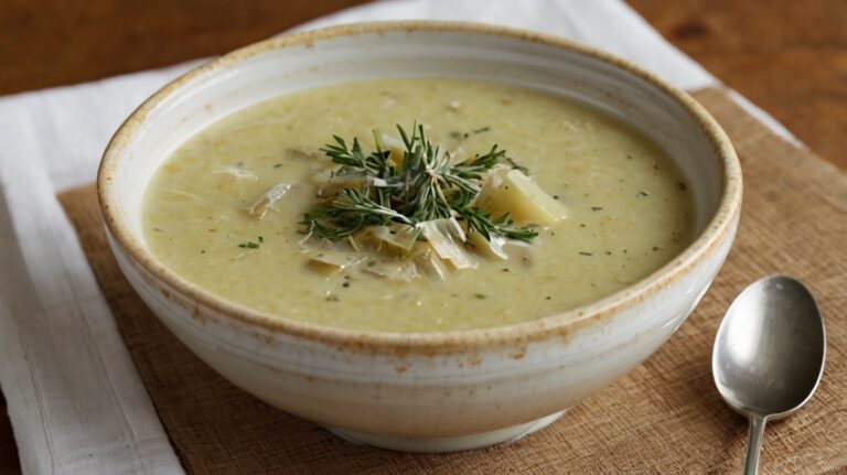 Cozy Lemony Artichoke Soup – A Comforting Bowl with a Bright, Zesty Twist!