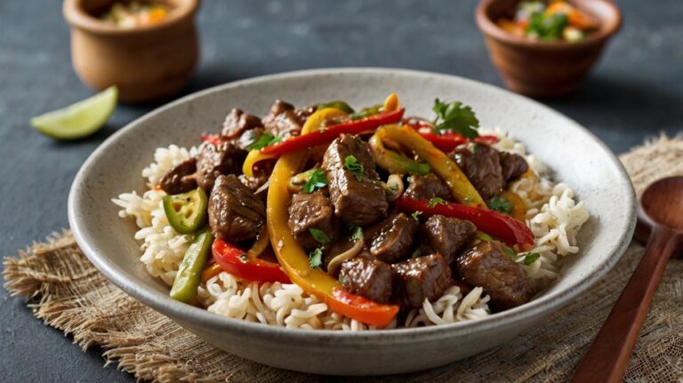 Sizzling Peruvian Steak Stir-Fry: A Flavorful Twist on Classic Lomo Saltado