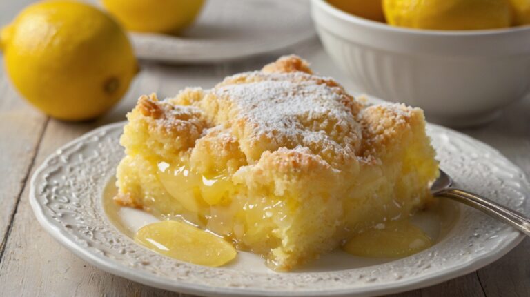 Luscious Magic Lemon Cobbler – The Dreamiest Dessert for Lemon Lovers!