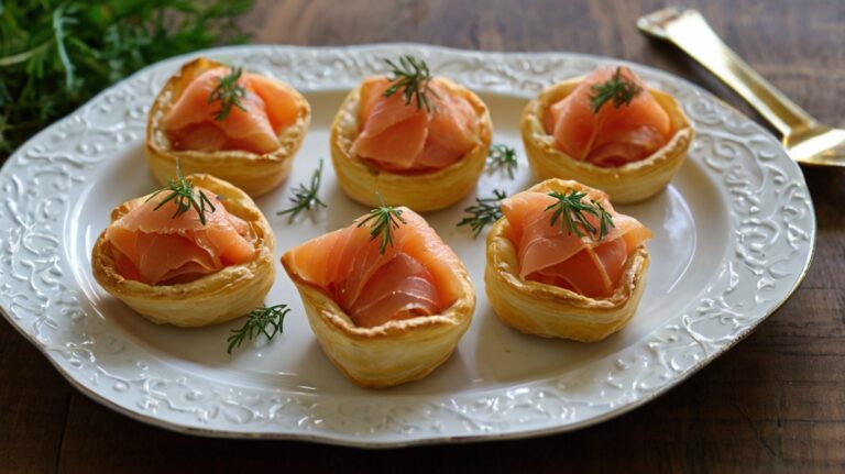 Salmon Puff Pastry Bites