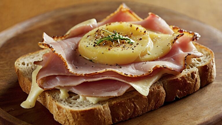 Toasty Ham and Gruyere Open-Faced Sandwiches